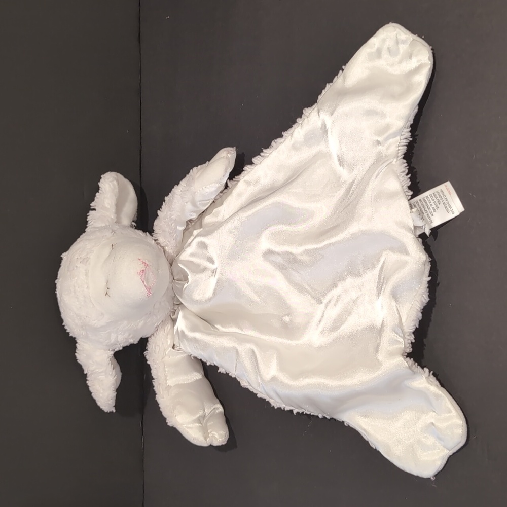 Gund White Lamb Sheep Security Blanket Baby Lovey Winky Huggy Buddy